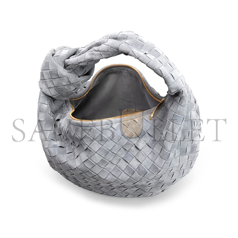 BOTTEGA VENETA JODIE TEEN INTRECCIATO CASHMERE SUEDE SHOULDER BAG  (48*40*16cm)